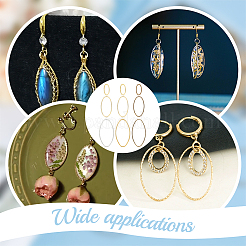 270Pcs 9 Styles Brass Linking Rings&nbsp;KK-OC0001-50