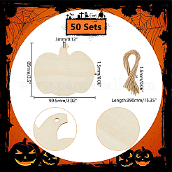 Wooden Pendant Decorations&nbsp;WOOD-WH0030-94