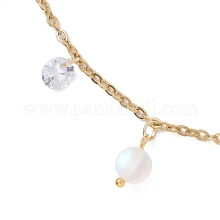 304 Stainless Steel Link Chain Anklets&nbsp;AJEW-AN00699-02