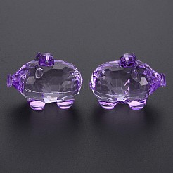 Transparent Acrylic Pendants&nbsp;MACR-S373-77-B