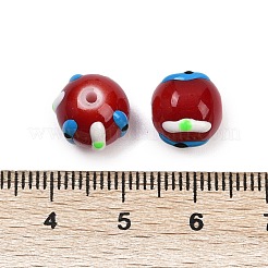 Baking Paint Glass Enamel Beads&nbsp;LAMP-R004-05C