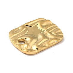 Ion Plating(IP) 304 Stainless Steel Pendant Cabochon Settings&nbsp;STAS-E176-16G