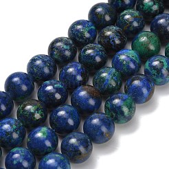 Natural Azurite Beads Strands&nbsp;G-Z110-C02-8mm