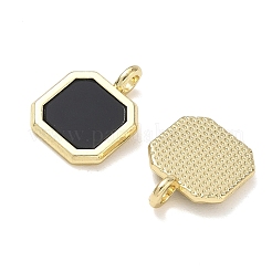 Alloy Acrylic Pendants&nbsp;AL-CBA4262-03G-02