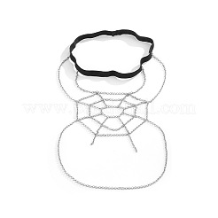 Halloween Iron Elastic Spider Web Leg Chains&nbsp;WGFAAE0-01