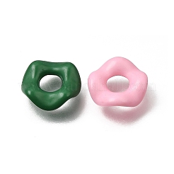 Opaque Acrylic European Beads&nbsp;AC-CBA9284-02