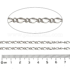 304 Stainless Steel Twisted Dapped Chains&nbsp;CHS-A016-29P-A