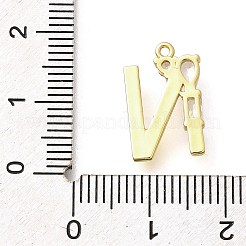 Brass Micro Pave Cubic Zirconia Pendants&nbsp;KK-M310-01G-14