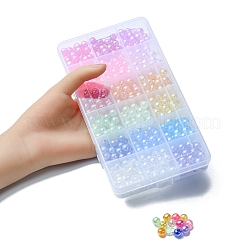526Pcs 18 Style Transparent Acrylic Beads&nbsp;MACR-YW0002-07