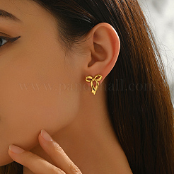 Stainless Steel Bowknot Stud Earrings&nbsp;UL7625