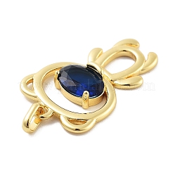 Rack Plating Brass Glass Pendants&nbsp;KK-Z071-46G-02
