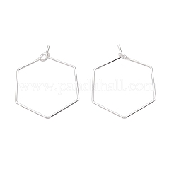 Brass Earring Hooks&nbsp;KK-WH20013-04S-A
