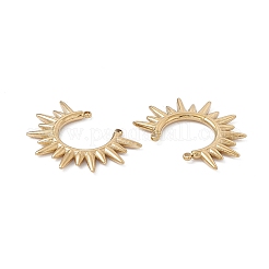 Ion Plating(IP) 304 Stainless Steel Connector Charms&nbsp;STAS-G301-01G