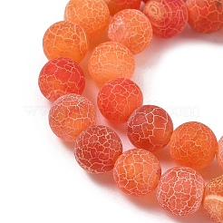 Natural Weathered Agate Beads Strands&nbsp;G-P414-A05