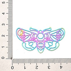 201 Stainless Steel Pendants&nbsp;STAS-B051-02RC-04