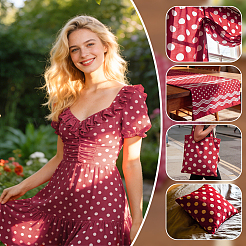 Polka Dot Pattern Cotton Fabric&nbsp;DIY-GA0010-22A