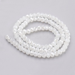 Electroplate Glass Beads Strands&nbsp;GLAA-K027-03AB