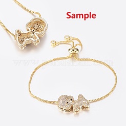 Brass Micro Pave Cubic Zirconia Pendants&nbsp;ZIRC-Q015-079P