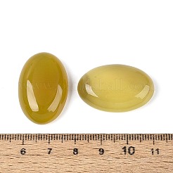 Natural Yellow Agate(Dyed & Heated) Cabochons&nbsp;G-N361-05B-06