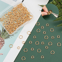 200Pcs 2 Style Brass Open Jump Rings&nbsp;KK-PH0002-76