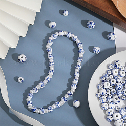 200Pcs 4 Styles Handmade Porcelain Beads&nbsp;PORC-CA0001-13