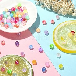 200Pcs 10 Styles Opaque Acrylic Beads&nbsp;MACR-CJ0001-46
