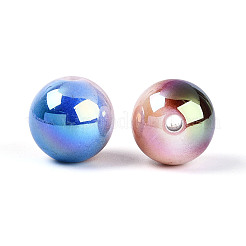 UV Plating Opaque Acrylic Beads&nbsp;SACR-T018-32M