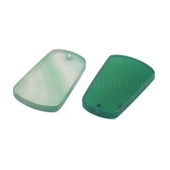 Natural Green Onyx Agate Pendants&nbsp;G-G350-04
