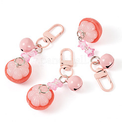 5Pcs Opaque Resin Fruit & Star Pendant Decorations&nbsp;AJEW-TADJ0001-01E