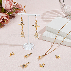 10Pcs 2 Styles Brass Charms&nbsp;KK-BC0014-85