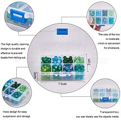 Baking Paint Crackle Glass Beads&nbsp;CCG-PH0002-10