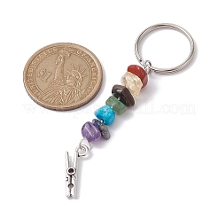 Tibetan Style Zinc Alloy Keychains&nbsp;KEYC-JKC00728-03