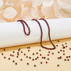 2 Strands Natural Garnet Beads Strands&nbsp;G-FI0001-04