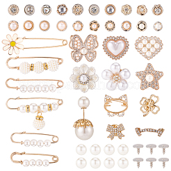 Alloy Safety Pin Brooch&nbsp;AJEW-SP0002-13