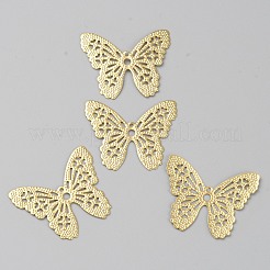 Brass Filigree Pendants&nbsp;FIND-WH0110-644D