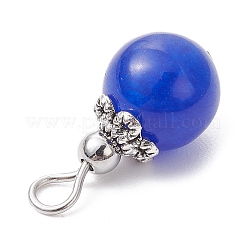 7Pcs 7 Colors Mixed Stone Pendants&nbsp;PALLOY-JF02381