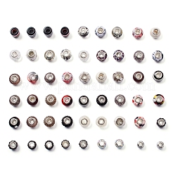 Acrylic & Resin & Polymer Clay Rhinestone European Beads&nbsp;FPDL-S015-04E