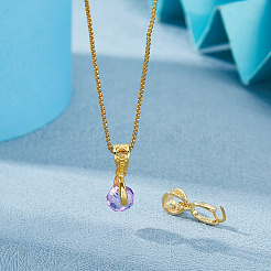 2Pcs 925 Sterling Silver Pendant Bails&nbsp;STER-HS0001-25G