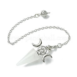 Natural Quartz Crystal Cone Dowsing Pendulum Big Pendants&nbsp;G-C114-01P-21