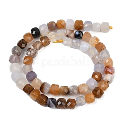 Natural Blue Chalcedony Beads Strands&nbsp;G-H078-C45-6mm