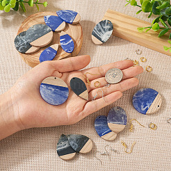 DIY Geometry Dangle Earring Making Kit&nbsp;DIY-TA0004-37