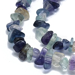 Natural Fluorite Stone Bead Strands&nbsp;G-R192-05