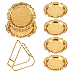 6Pcs Iron Tray&nbsp;AJEW-MB0001-17