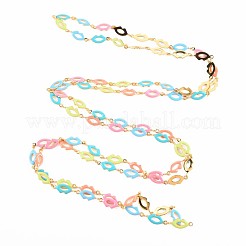 304 Stainless Steel Lip Shape Link Chains&nbsp;STAS-N092-128