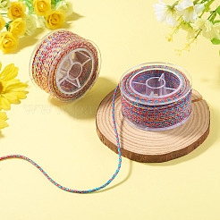 2 Rolls 2 Colors 11M Braided Nylon Chinese Knot Cord&nbsp;WCOR-TA0001-02A