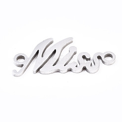 Non-Tarnish 201 Stainless Steel Link Connectors&nbsp;STAS-S110-102P