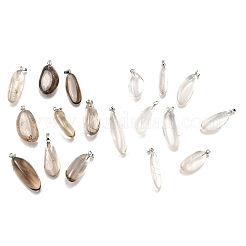 Natural Quartz Crystal Pendants&nbsp;G-S390-01B-P