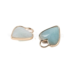Natural Flower Amazonite Faceted Pendans&nbsp;KK-L218-005G-05