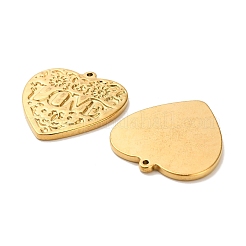 304 Stainless Steel Pendants&nbsp;STAS-C152-04G