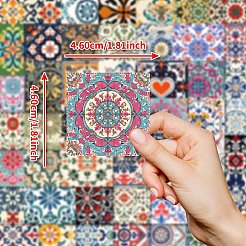 50Pcs Cartoon Tile Paper Sticker&nbsp;STIC-C012-07